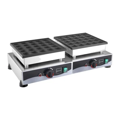 Double Round Bubble Waffle Maker