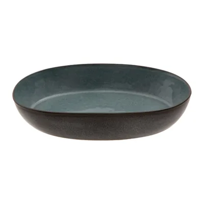 Twin Blue Kayık Tabak 20 cm