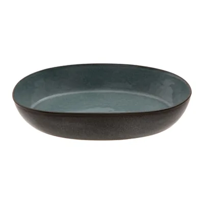 Twin Blue Kayık Tabak 24 cm