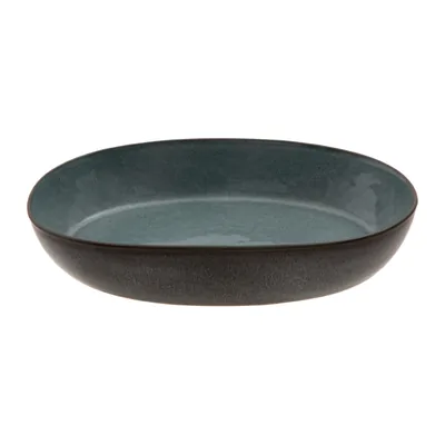 Twin Blue Kayık Tabak 29 cm