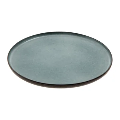 Twin Blue Düz Tabak 21 cm