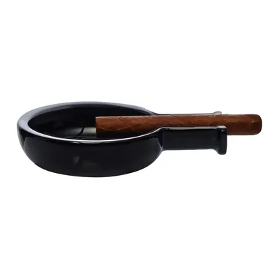 Egoist Black Cigar Ashtray