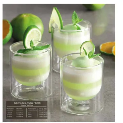 Glory Double Wall Cup — Set of 2 Glasses 350 ml