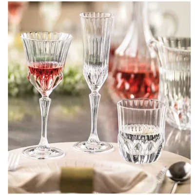 RCR Adagio Flute 6-Piece Stemmed Glass Set 1 lt