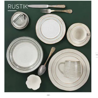 طبق مسطح Rustik 20 cm